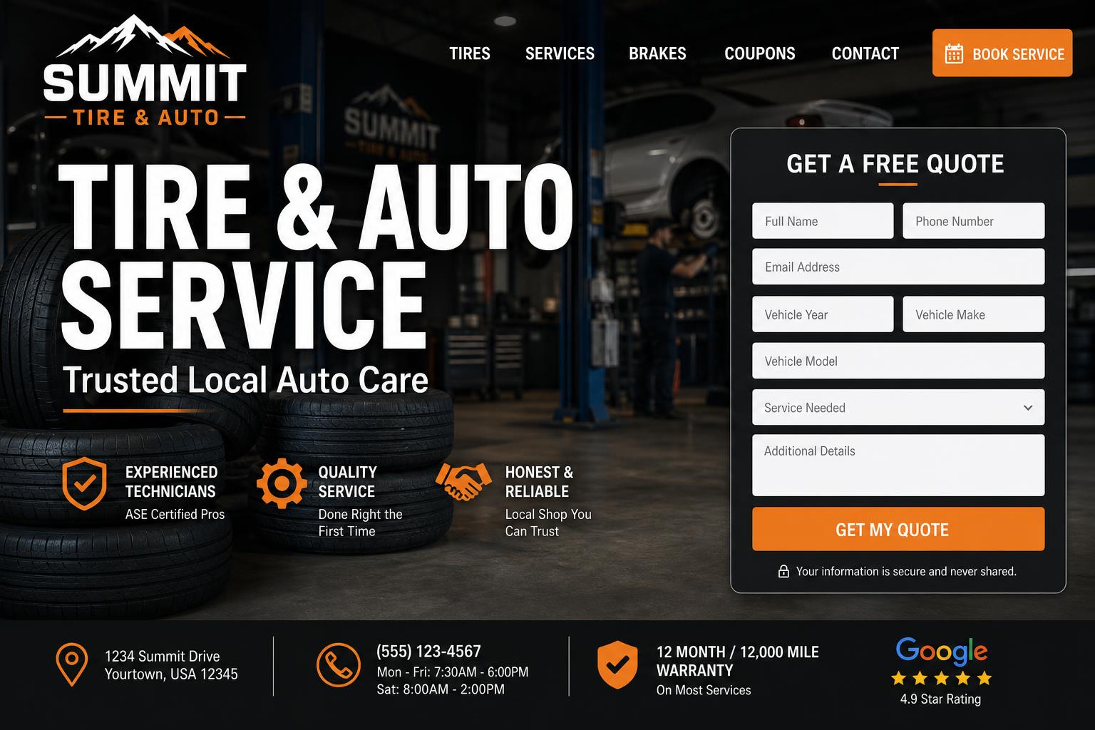 Summit Tire & Auto demo